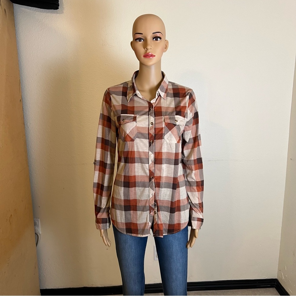 Plaid Button-Up Flannel